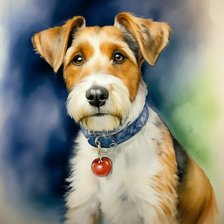 Схема вышивки «Фокстерьер»