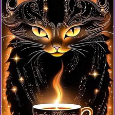 Схема вышивки «Gato»