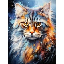 Схема вышивки «кот»