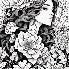 Схема вышивки «девушка»