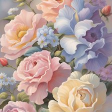 Схема вышивки «Цветы»