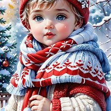 Схема вышивки «девочка»