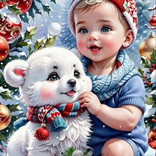 Схема вышивки «ребенок»