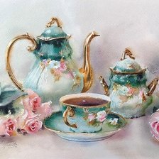 Схема вышивки «Аромат чая»