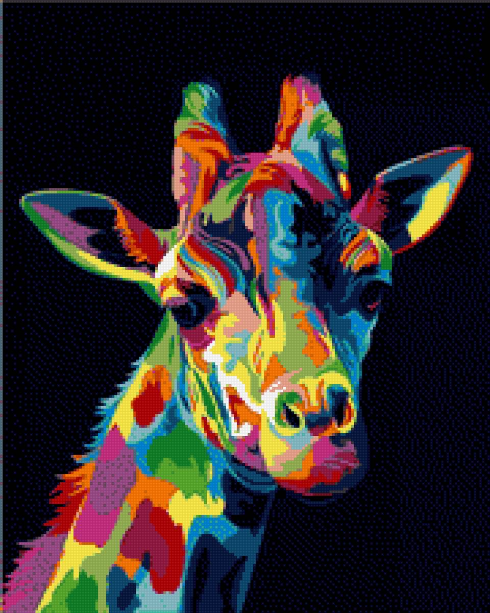 радужный жираф 2 - жираф 2 - предпросмотр