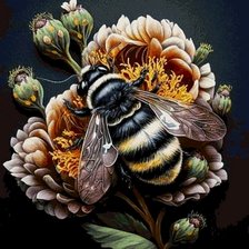 Схема вышивки «Шмель»