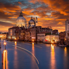 Схема вышивки «Италия, Венеция, Гранд канал»