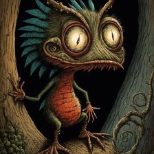 Схема вышивки «Волшебный гном»