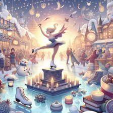 Схема вышивки «Фигурное катание»