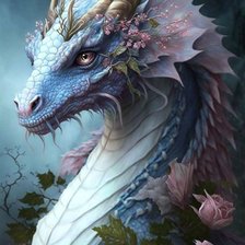 Схема вышивки «дракон»