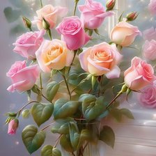 Схема вышивки «Царица цветов»