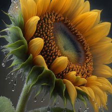 Схема вышивки «Подсолнух»