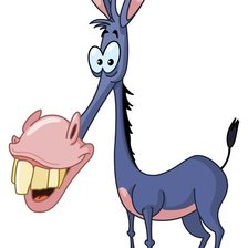 Схема вышивки «Ослик»