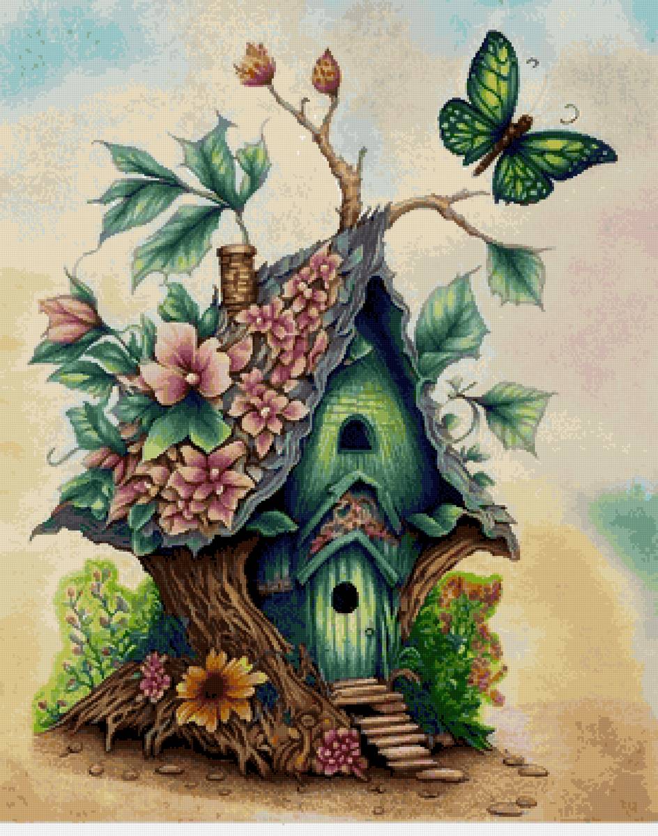 Лесной домик - домик, лес - предпросмотр