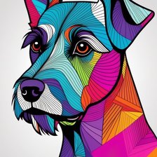 Схема вышивки «Терьер»