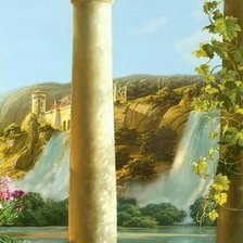 Схема вышивки «триптих пейзаж часть 1»