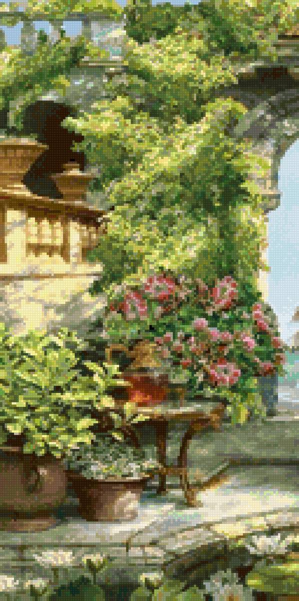 триптих пейзаж часть 3 - пейзаж, природа, триптих, море - предпросмотр