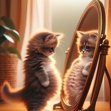 Схема вышивки «Котенок»