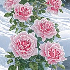 Схема вышивки «розы»