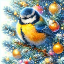 Схема вышивки «Лазоревка»