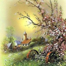 Схема вышивки «Весна»