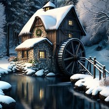 Схема вышивки «Водяная у»