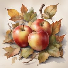 Схема вышивки «Яблоки»