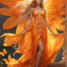 Схема вышивки «Ada naranja»