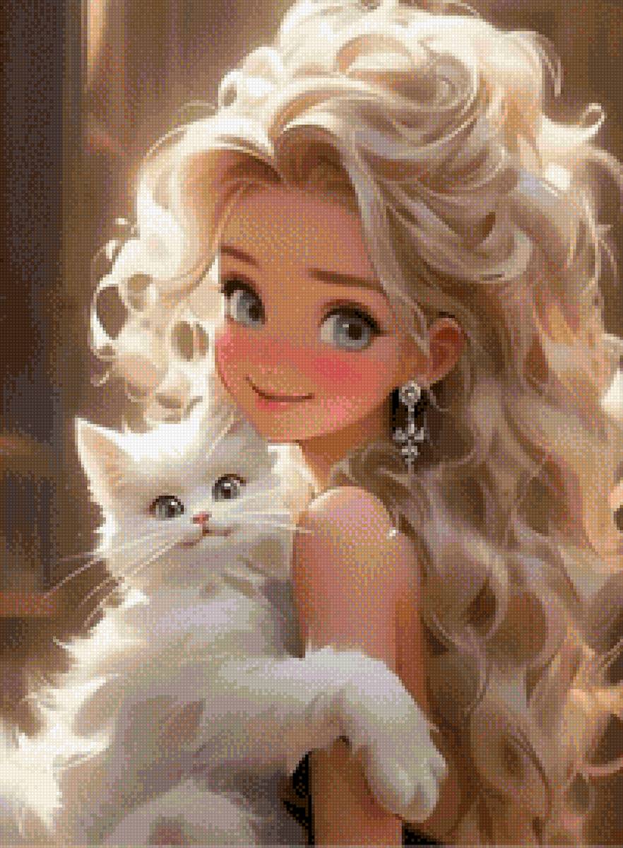 Michi y rubia - gatos - предпросмотр