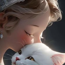 Схема вышивки «Michi y princesa»