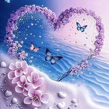 Схема вышивки «Detalle lila»