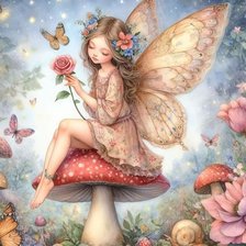 Схема вышивки «Ada del bosque»