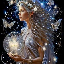 Схема вышивки «Ada plateada»