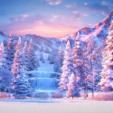 Схема вышивки «Зимняя сказка»