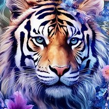 Схема вышивки «Тигр 🐅»