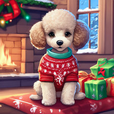 Схема вышивки «ПУДЕЛЬ»