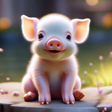 Схема вышивки «ПОРОСЕНОК»