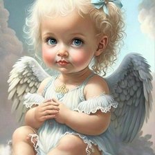 Схема вышивки «Ангелочек»