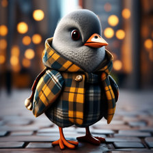 Схема вышивки «ПТИЧКА»