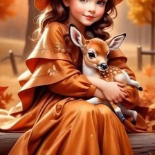 Схема вышивки «Я - Осень!»