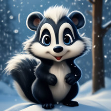 Схема вышивки «СКУНС»