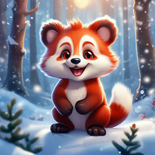 Схема вышивки «ПАНДА»