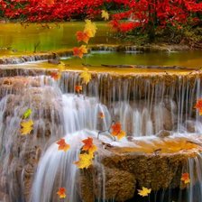 Схема вышивки «Водопад»