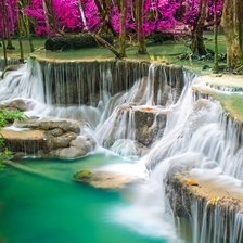 Схема вышивки «Водопад»