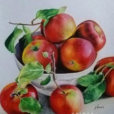 Схема вышивки «Яблоки»