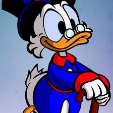 Схема вышивки «скрудж макдак»