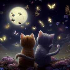 Схема вышивки «Michis de la noche»