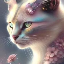 Схема вышивки «Rostro gatuno»