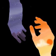 Схема вышивки «Dia y noche»