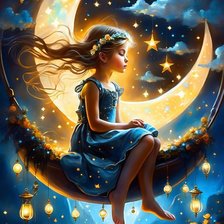 Схема вышивки «девочка»